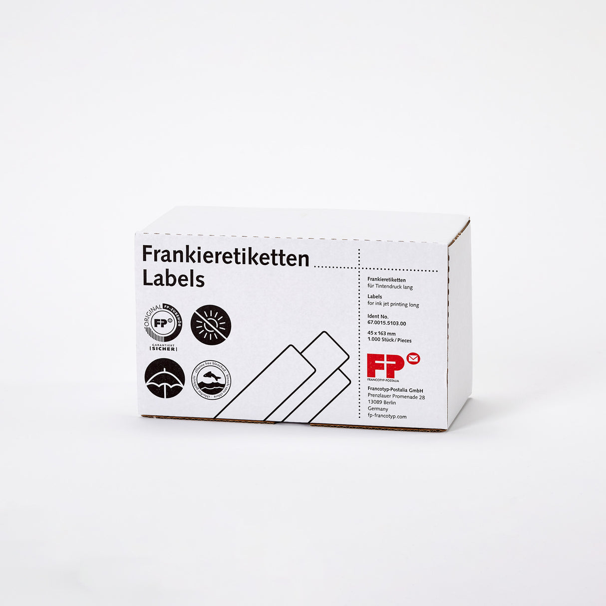 1000 Zelfklevers PostBase Mini